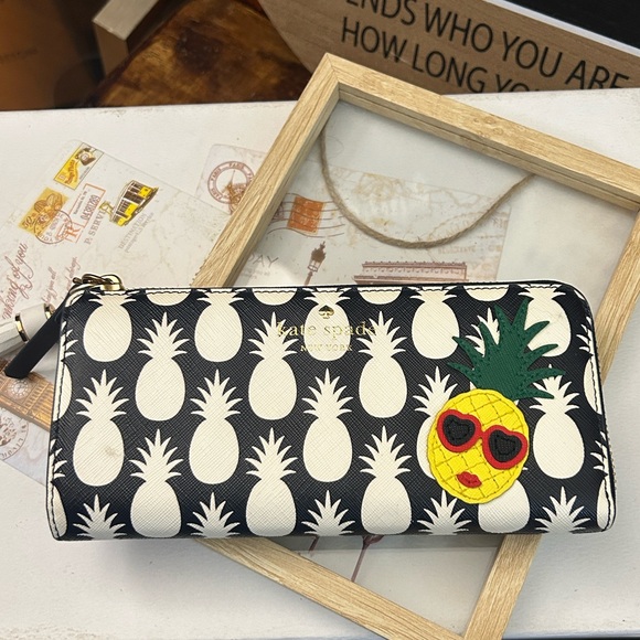 kate spade Handbags - Kate Spade - Hawaii Exclusive Cedar Pineapple Long Zip Around Wallet